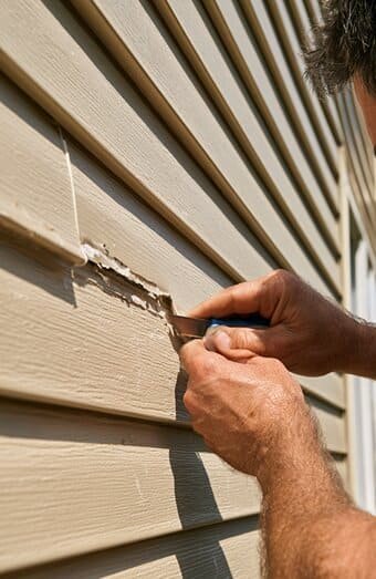 Vinyl Siding Repair X